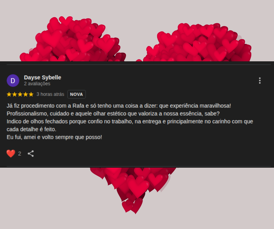 Print da avaliação do Google de um cliente satisfeito